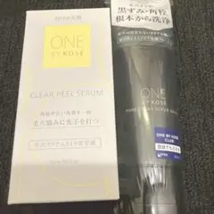 ONE BY KOSE ポアクリア スクラブ ウォッシュ & クリアピールセラムのサムネイル