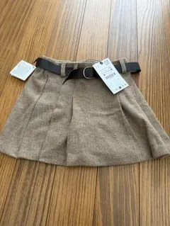 ZARA ベルト付きキュロット