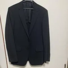 ［美品］ブラックビジネススーツ シングルボタン