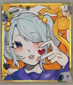 原画 東方Project 古明地さとり 女の子 かわいい 手描きイラスト 色紙 手描き 古明地さとり - メルカリ