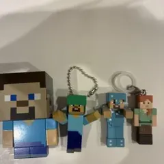 マインクラフト スティーブ フィギュア 4体セット