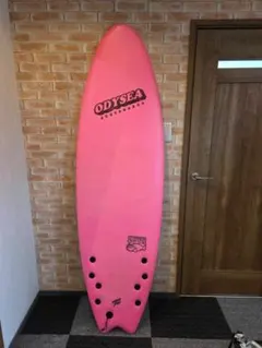 キャッチサーフ ODYSSEA ソフトボード ピンク Plank7 手渡し限定】ODYSSEA キャッチサーフ プランクモデル ソフトボード