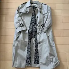 ユナイテッドアローズ　ピンクレーベル　トレンチコート 裏地レオパード柄
