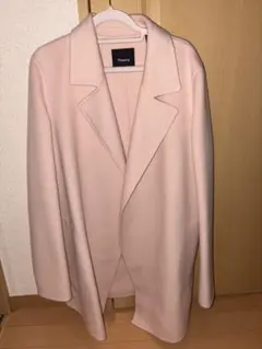 Theory ピンク チェスターコート