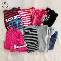 ベビードール８枚セット〈130、140〉used