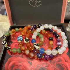 天然石ブレスレット　まとめ売り　天珠　3眼天珠 褒美天珠　虎牙天珠　お買い得