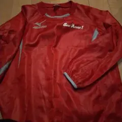 140cm Mizuno レッド 長袖 ピステ