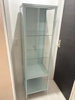 【極美品】IKEA RUDSTAコレクションケース ライトターコイズのサムネイル