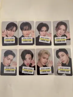 ATEEZ Ashes to Light ユニバ 特典トレカ 8枚 コンプリート