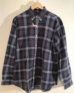 美品 現行ラルフローレン ブラックウォッチ BDシャツ サイズLG
