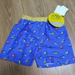 新品　90　クルマ柄 サーフパンツ 水着　男の子