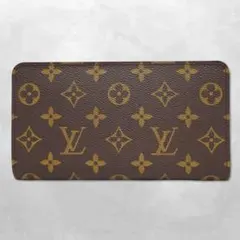LOUIS VUITTON ルイ ヴィトン ポルト モネ ジップ M61727 ブラウン モノグラム 長財布 レディース 【中古】 32508K34 LOUIS VUITTON ルイヴィトン モノグラム ポルト モネ・ジップ M61727