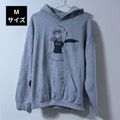 MANGA SHOCK マンガショック 漫画女と機関銃パーカー　レアグレー
