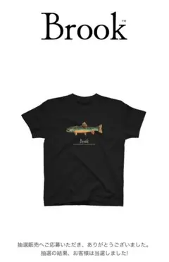brook 魚グラフィック　Tシャツ　ブラック　Mサイズ 2025年最新】brook tシャツ 魚の人気アイテム - メルカリ