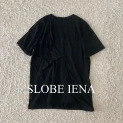 スローブイエナ　オーバーサイズTシャツ　ロールアップ　デザイン　日本製　黒のサムネイル