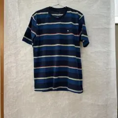 アーノルドパーマーネイビー ストライプ 半袖Tシャツ Mのサムネイル