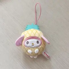 サンリオキャラクターズ　フルーツ着ぐるみマスコット　パイン　マイメロディー
