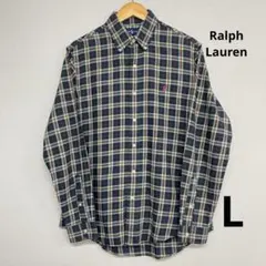 Ralph Lauren 長袖BDシャツ チェック M