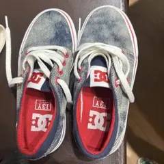 DC スニーカー デニム 19cm