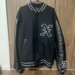 ウィンダンシー ゴッドセレクションXXX レザー 切替 スタジャン ブラック ウィンダンシー ゴッドセレクションXXX レザー 切替 スタジャン