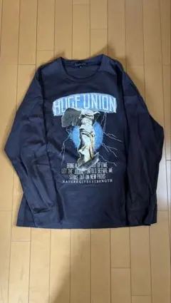 美品 MCD 半袖 Tシャツ カットソー 虎デザイン 黒金 ビッグシルエット 
