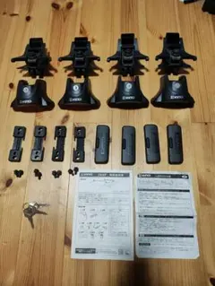 INNO スクエアベース ＋ 取付フック K106 ＋ ベースバー 137cm - メルカリ