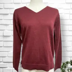 【コムサイズム】薄手ニットセーター　トップス　長袖　レディース　大人可愛い　9