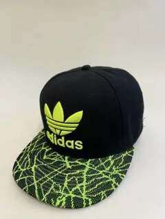【adidas originals】ブラック　グリーン キャップ　スポーツ