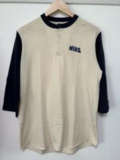 NIKE 70s ゴツナイキ ベースボールシャツ　実寸M