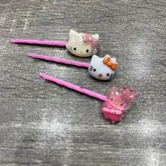 ハローキティ ヘアピン 3本セット