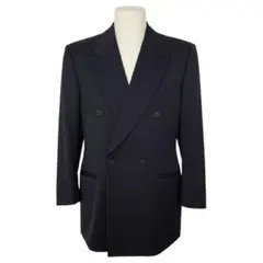 ✨美品✨ GIORGIO ARMANI ダブル テーラードジャケット 42 紺のサムネイル