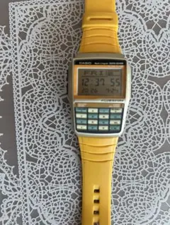 CASIO DATA BANK カシオ データバンク イエロー 腕時計のサムネイル