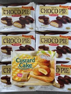 ロッテ　チョコパイ　カスタードケーキのサムネイル