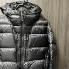 パタゴニア メンズ フィッツロイ ダウン フーディ L ブラック