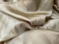 裏地、縫製工場　ベージュ幅1m×長さ5m 日本製