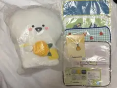 【GWセール】一番くじ　お文具といっしょ A賞 キンモクセイぬいぐるみ タオル