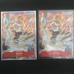 ワンピースカード サンジ パラレル スタートデッキEX ギア5 2枚