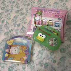 新品　カスタムアクリルチャーム　ポチャッコ　ケロッピ