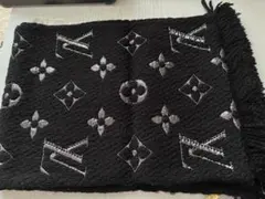 Louis Vuitton モノグラム マフラー 黒
