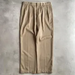 80s USA製 ポロラルフローレン レーヨン ギャバジン スラックス パンツ