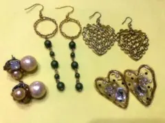 ピアス４点セット♡♡ハンドメイド