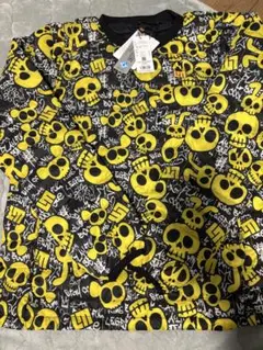 メンズ 2wayハイブリッドダウンブルゾン アニマルスカルズ 袖取り外し可能