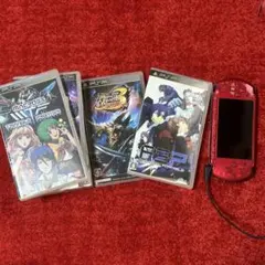 SONY PSP-3000 本体 ソフト3本 ケース ACアダプターセット