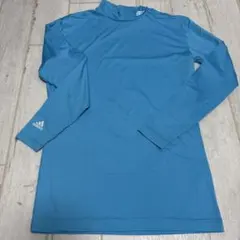 adidas 長袖インナーシャツ ライトブルー