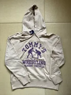 TOMMY JEANS WRESTLING パーカー M ベージュ