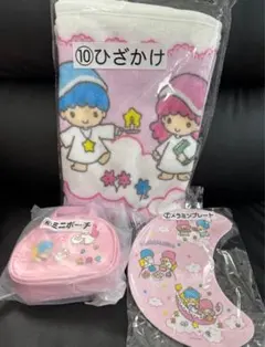 【新品未開封】キキララ　1番くじ　ミニポーチ　メラミンプレート　ひざかけ　３点