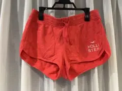 HOLLISTER オレンジショートパンツ　朱赤