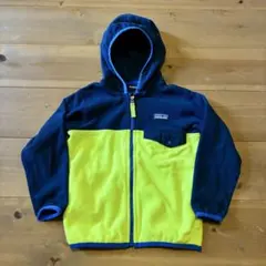 パタゴニア ベビー・マイクロD・スナップT・ジャケット 3T ネイビー イエロー