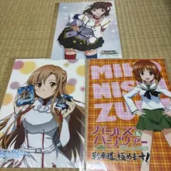 バンダイナムコ Go!Go!キャンペーン 非売日A4クリアポスター3枚セット