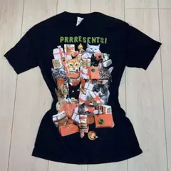 Y2K 古着 アニマル 猫 個性派 サブカル グランジ 半袖 archive